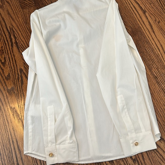 Versace kids button down white size 12 - Picture 4 of 4